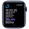 Apple Watch Series 6 GPS, 44 mm Caja de aluminio con correa deportiva Azul marino profundo