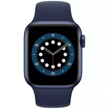 Apple Watch Series 6 GPS, 44 mm Caja de aluminio con correa deportiva Azul marino profundo