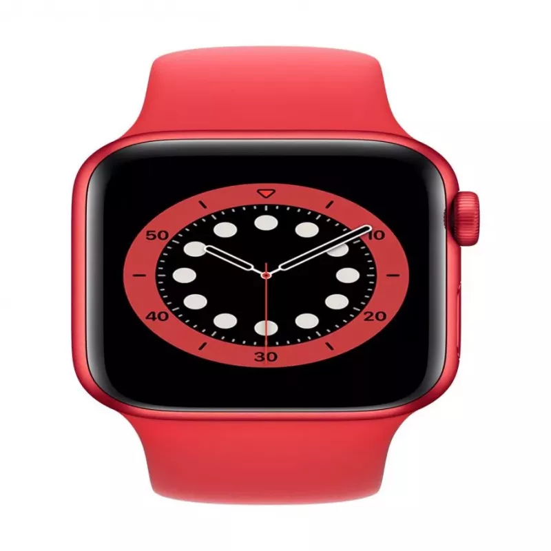 Apple Watch Series 6 GPS 44 mm Caja de aluminio PRODUCT (RED) con correa deportiva - Regular Rojo