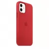 Apple Funda de silicona con MagSafe para iPhone 12 mini Roja