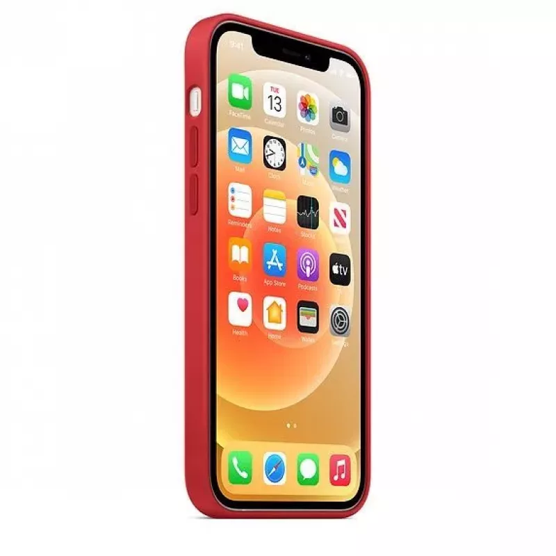 Apple Funda de silicona con MagSafe para iPhone 12 mini Roja
