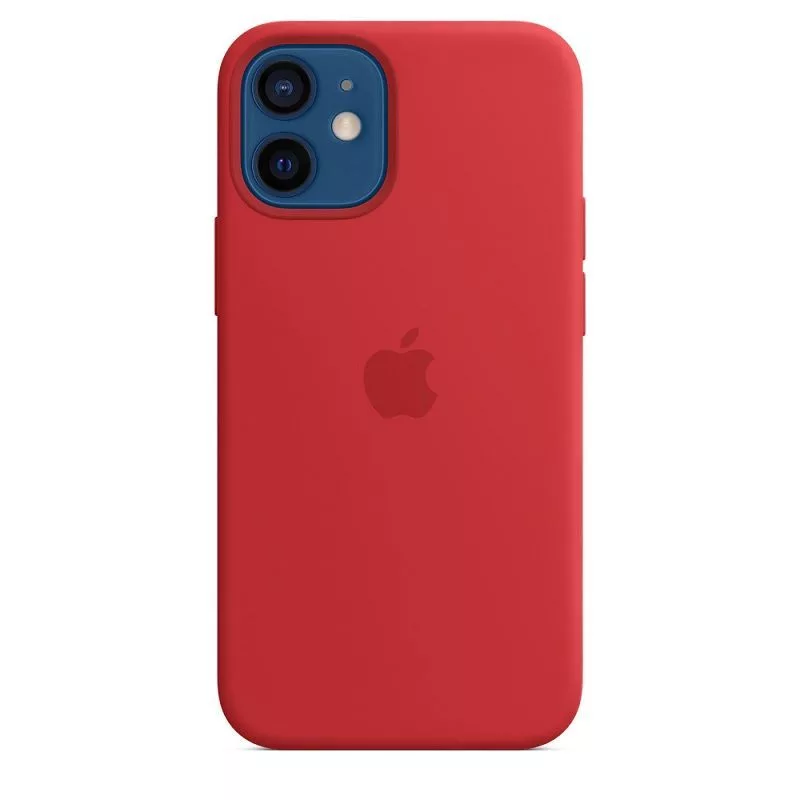 Apple Funda de silicona con MagSafe para iPhone 12 mini Roja