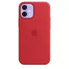 Apple Funda de silicona con MagSafe para iPhone 12 mini Roja