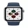 Apple Watch SE GPS 44 mm Caja de aluminio plata con correa deportiva Azul abismo