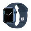 Apple Watch Series 7 GPS, 41 mm Caja de aluminio azul con correa deportiva - Regular Azul abismo
