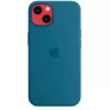 Apple iPhone 13 Funda de silicona con MagSafe Azul arrendajo