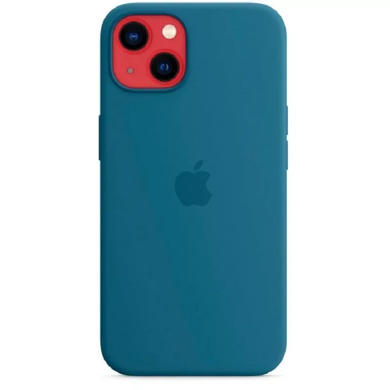 Apple iPhone 13 Funda de silicona con MagSafe Azul arrendajo