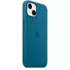 Apple iPhone 13 Funda de silicona con MagSafe Azul arrendajo