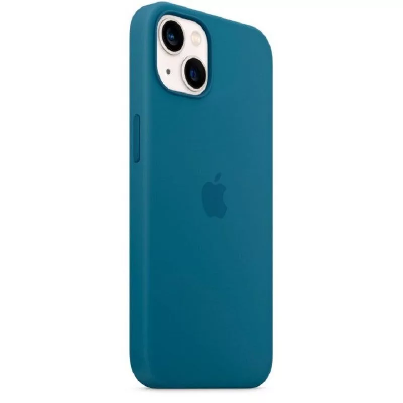 Apple iPhone 13 Funda de silicona con MagSafe Azul arrendajo