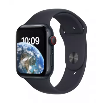 Apple Watch SE GPS + Cellular 44mm caja de aluminio Midnight con correa deportiva Midnight - Regular 2ª gen