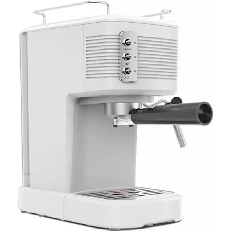 Cafetera espresso Schneider blanca