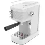 Cafetera espresso Schneider blanca