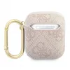 Guess funda Apple AirPods 1/2 4G Script Metal Collection rosa