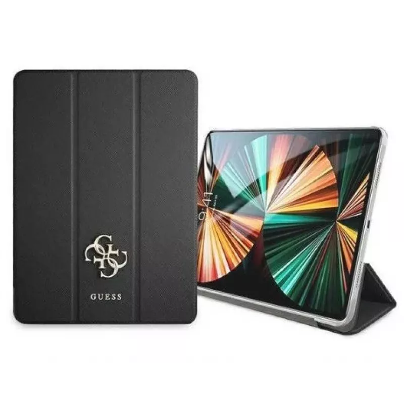 Guess funda tipo libro iPad 11 2021 Saffiano Collection negra