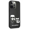 Karl Lagerfeld funda Apple iPhone 13 Pro Choupette PU piel negra