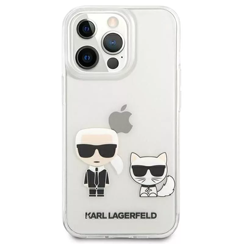 Karl Lagerfeld funda iPhone 13 Pro Choupette transparente