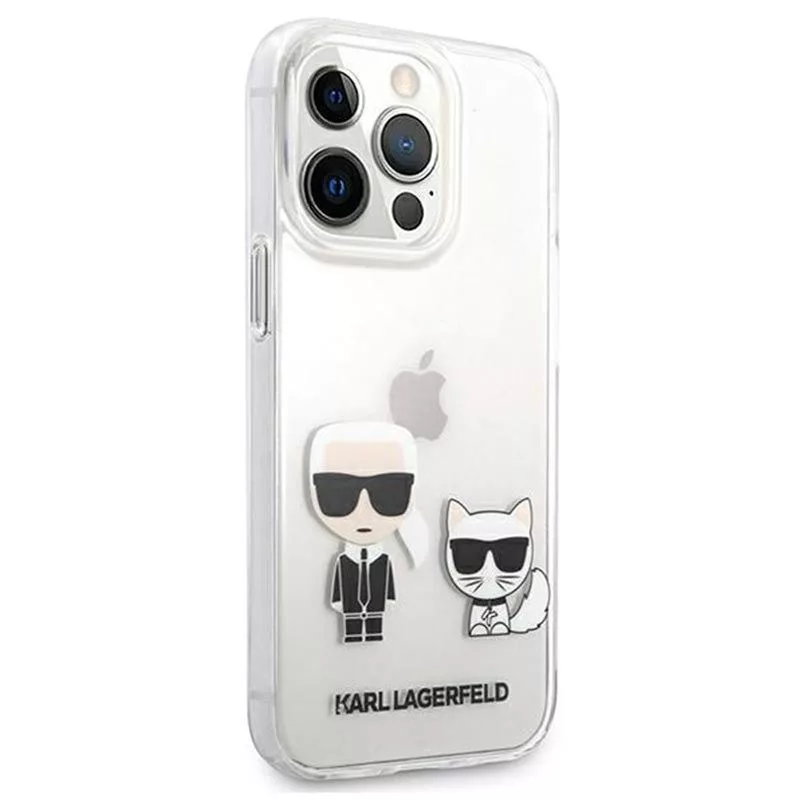Karl Lagerfeld funda iPhone 13 Pro Choupette transparente