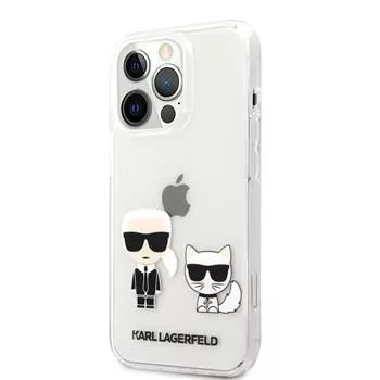 Karl Lagerfeld funda iPhone 13 Pro Choupette transparente