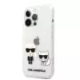 Karl Lagerfeld funda iPhone 13 Pro Choupette transparente