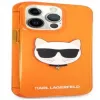 Karl Lagerfeld funda Apple iPhone 13 Pro Fluo TPU Choupette Head naranja