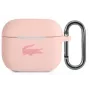 Lacoste funda Apple AirPods 3 silicona líquida Glossy Printing Logo rosa