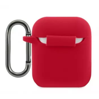 Lacoste funda Apple AirPods 1/2 silicona líquida Glossy Printing Logo roja