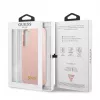 Guess funda de silicona Metal Logo para Samsung Galaxy S22 Plus - rosa