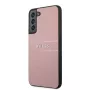 Guess funda Samsung Galaxy S22 Plus PU piel Saffiano rosa