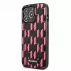 Karl Lagerfeld funda Apple iPhone 13 Pro Monogram Plaque negra rosa