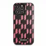 Karl Lagerfeld funda Apple iPhone 13 Pro Monogram Plaque negra rosa
