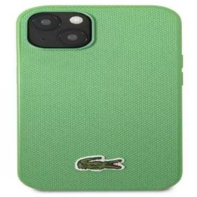 Lacoste funda trasera Apple iPhone 14 Iconic Petit Pique Logo verde
