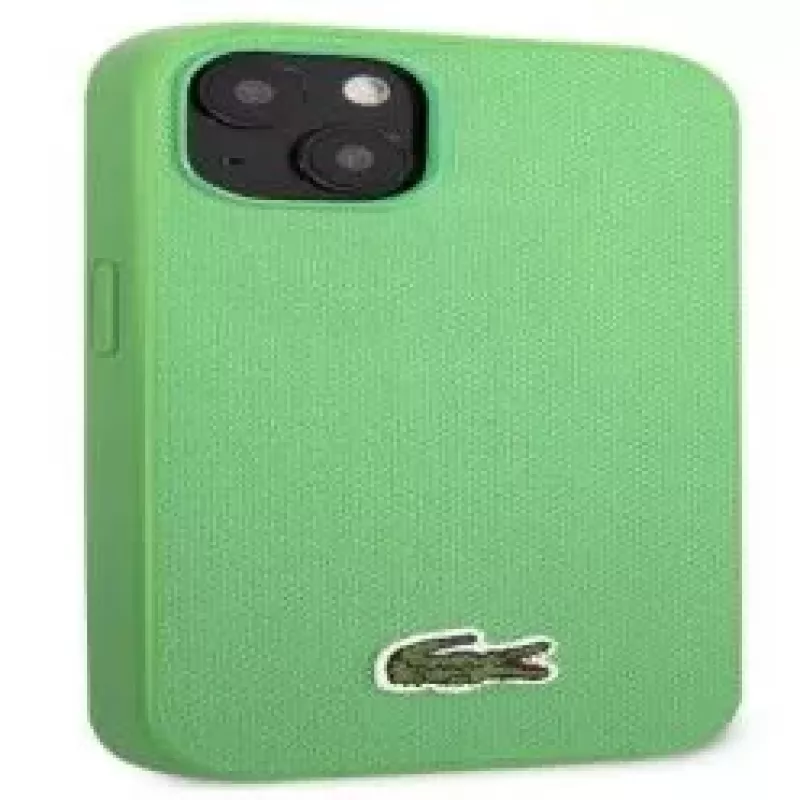 Lacoste funda trasera Apple iPhone 14 Iconic Petit Pique Logo verde