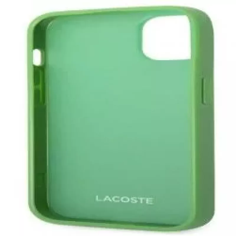 Lacoste funda trasera Apple iPhone 14 Iconic Petit Pique Logo verde