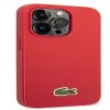 Lacoste Apple iPhone 14 Pro Iconic Petit Pique Logo Case Rojo