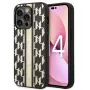 Karl Lagerfeld Apple iPhone 14 Pro 6.1 Hardcase Monogram Stripe Marrón