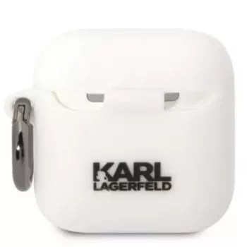 Karl Lagerfeld AirPods 1/2 Choupette Funda de silicona Blanco