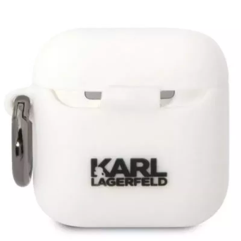 Karl Lagerfeld AirPods 1/2 Choupette Funda de silicona Blanco