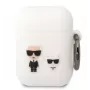 Karl Lagerfeld AirPods 1/2 Choupette Funda de silicona Blanco
