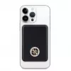 Guess Power Bank 5000mAh 15W MagSafe y carga normal con Strassed 4G Logo Negro