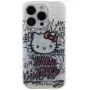 Hello Kitty HKHCP15SHDGPHT iPhone 15 / 14 / 13 6.1 Funda Rígida IML Kitty On Bricks Graffiti Blanco