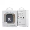 Hello Kitty Liquid Silicone 3D Kitty Head Logo Funda para AirPods 1/2 Negro