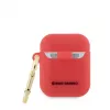 Hello Kitty funda para Apple AirPods 1/2 de silicona 3D Kitty Head rojo