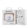 Hello Kitty Apple AirPods Pro Funda de silicona 3D Kitty Head Blanco