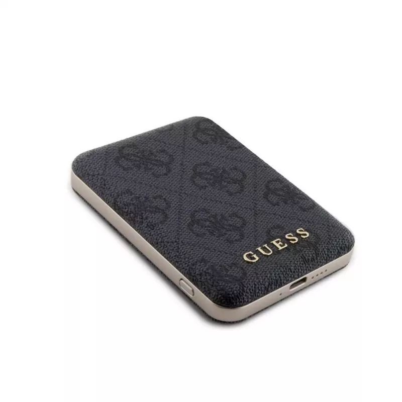 Guess Power Bank MagSafe 5000mAh 4G PU Negro