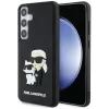Karl Lagerfeld Funda 3D Rubber Karl and Choupette para Samsung Galaxy S24 Negra