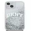 DKNY Funda rígida Liquid Glitter Big Logo para Apple iPhone 15 Negra