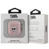 Karl Lagerfeld Funda trasera Ikonik Saffiano para Apple iPhone 14 Pro Max - Rosa