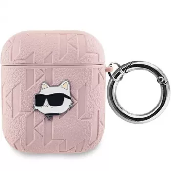 Karl Lagerfeld Funda trasera Ikonik Saffiano para Apple iPhone 14 Pro Max - Rosa