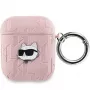 Karl Lagerfeld Funda trasera Ikonik Saffiano para Apple iPhone 14 Pro Max - Rosa
