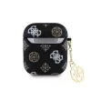Guess Funda PU 4G Peony Charm para AirPods 1/2 Negra
